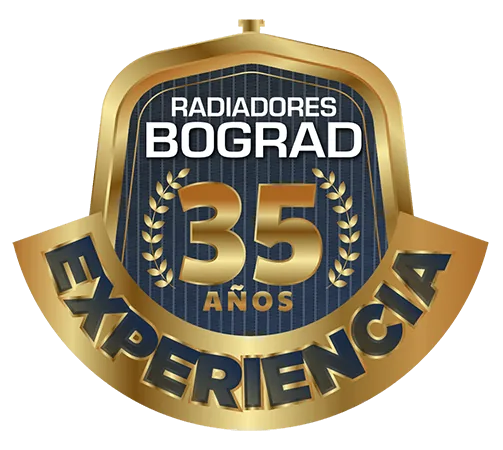 Sello Radiadores Bograd 35 años de experiencia